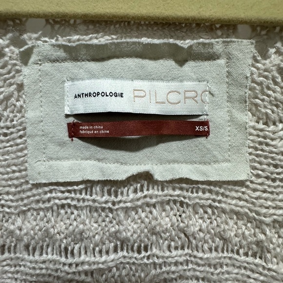 Anthropologie PILCRO Jemma Cable Knit Open Cardigan Sweater, Size XS S Small - Picture 4 of 8